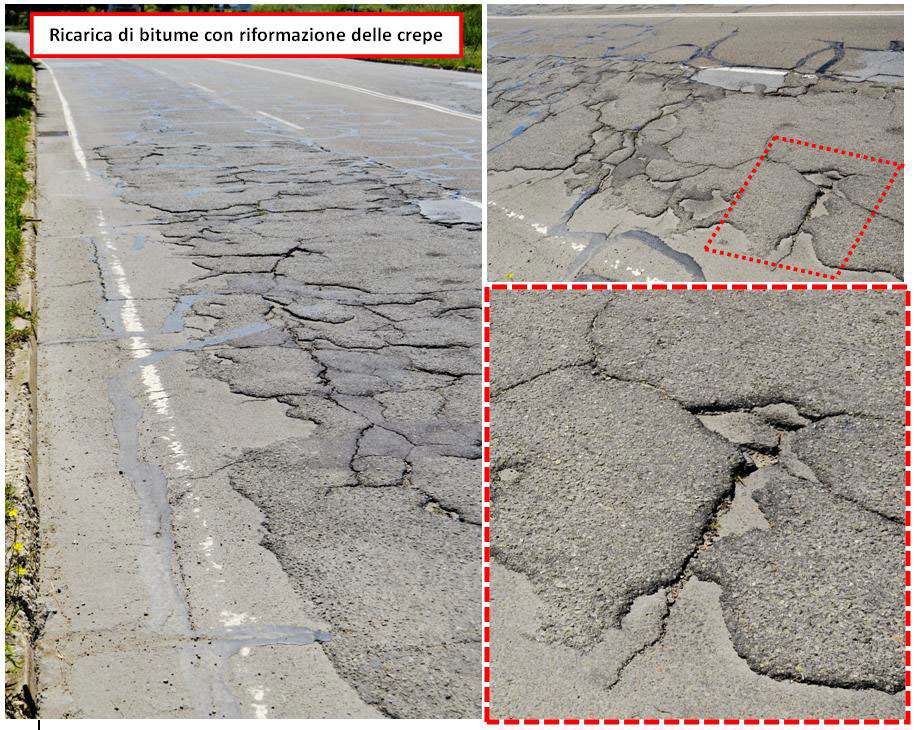 Rifacimento sottofondazione stradale, Via Riu Mortu
